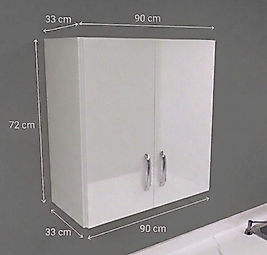 90x33x72 hazır mutfak çift kapaklı üst dolap 72cm Üst Dolaplar